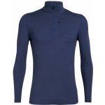 Icebreaker Mens Spring Ridge LS Half Zip estate blue