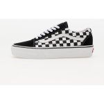 Vans dámské vzorované kožené tenisky UA Old Skool Platform černo-bílé – Zboží Mobilmania