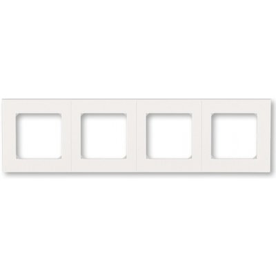 ABB Rámeček LEVIT M čtyřnásobný Perleťová/ ledová bílá 3901H-A05040 68 – Hledejceny.cz