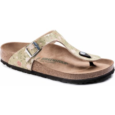 Birkenstock Gizeh Scattered Flowers Khaki Vegan – Zbozi.Blesk.cz