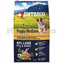 Ontario Puppy Medium Lamb & Rice 6,5 kg