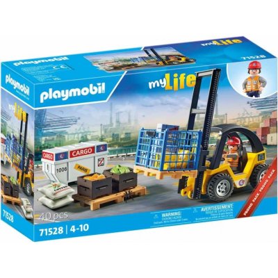 Playmobil 71528 Vysokozdvižný vozík s nákladem – Zboží Dáma