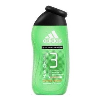 Adidas 3 Active Start Men sprchový gel 400 ml