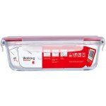 Bergner BG-25024-RD skleněná se zaklapovacím víkem 0,64 l – Sleviste.cz