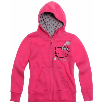 Hello Kitty mikina vyteplená růžová – Zbozi.Blesk.cz