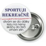 DJ Kolečko Sportuji rekreačně Placka 25 mm – Zboží Dáma