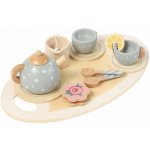 Kruzzel 26394 Dřevěný čajový set 13 ks – Hledejceny.cz