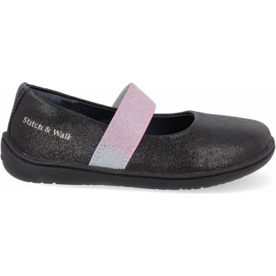 Stitch&Walk Barefoot baleríny H088-51943 černé – Zboží Dáma