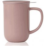 Kusmi Tea Porcelánový hrnek na čaj Minima Balance s nerezovým filtrem růžový 550 ml – Sleviste.cz