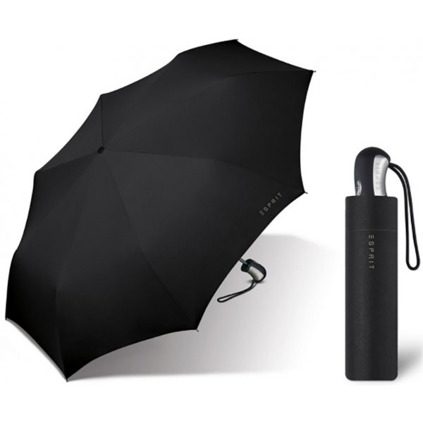Esprit Black plně automatický skládací deštník černý od 799 Kč - Heureka.cz