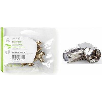 Nedis CSGP41942ME F-konektor úhlový - 10ks – Zboží Živě