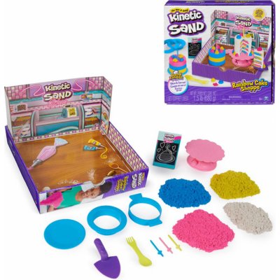 Spin Master Kinetic Sand cukrárna kraetivní set tekutý písek s nástroji – Zbozi.Blesk.cz