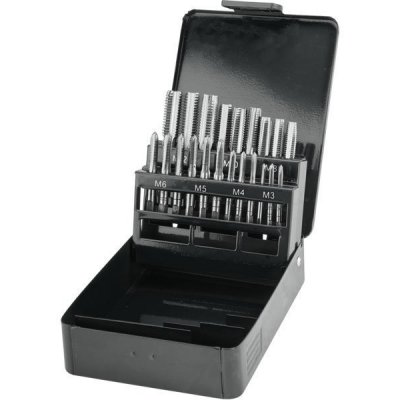 Závitníky, sada 21ks, M3-M4-M5-M6-M8-M10-M12, EXTOL CRAFT – Hledejceny.cz