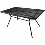 ROJAPLAST Zahradní stůl PATIO černá, 160x90 cm – Hledejceny.cz