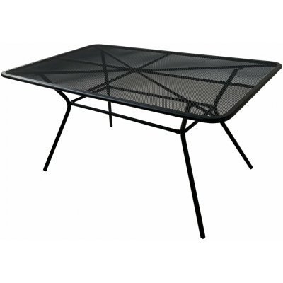 ROJAPLAST Zahradní stůl PATIO černá, 160x90 cm – Hledejceny.cz
