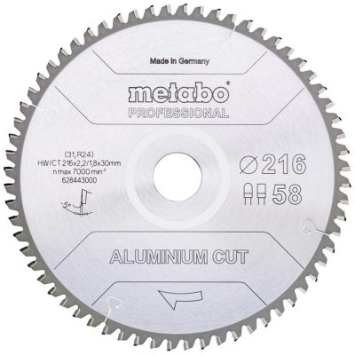 Metabo ALUMINIUM CUT PROFESSIONAL 628448000 pilový kotouč 305 x 30 x 2.2 mm Počet zubů (na palec): 84 1 ks