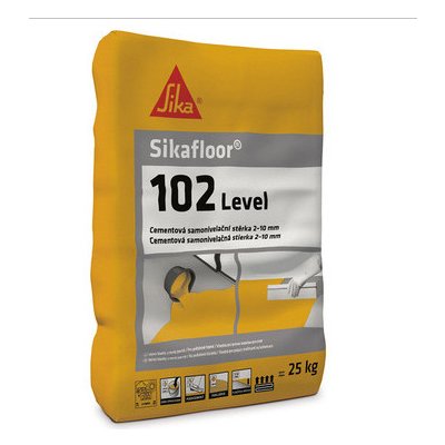 SIKA Sikafloor 102 Level, 25 kg - samonivelační stěrka pro vyrovnání podkladů v interiérech Balení hmotnost: 25 kg – Sleviste.cz