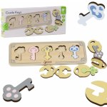 Montessori CLASSIC WORLD senzorické puzzle klíče a zámky, které se hodí – Zbozi.Blesk.cz