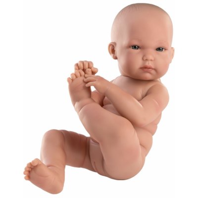 Llorens 63544 NEW BORN HOLČIČKA realistická miminko s celovinylovým tělem 35 cm – Zboží Mobilmania