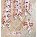 Krajkové svatební vývazky KJ09 (Light Pink) – Hledejceny.cz