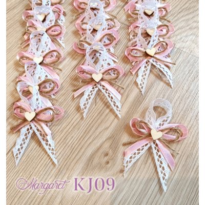 Krajkové svatební vývazky KJ09 (Light Pink) – Hledejceny.cz