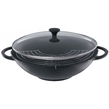 Küchenprofi Litinová wok Provence poklice 36 cm