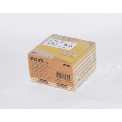 Stick´n Samolepící kostka Kraf Notes, recykl, 76x76mm, 400 lístků (21817) – Hledejceny.cz