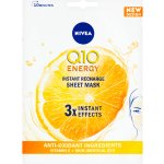 Nivea Q10 Plus C Anti-Wrinkle + Energy 10 minutová textilní pleťová maska 1 ks – Zboží Dáma