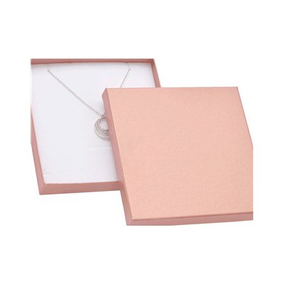Šperky4U Velká dárková krabička perleťově růžová KR0399-PK – Zboží Mobilmania