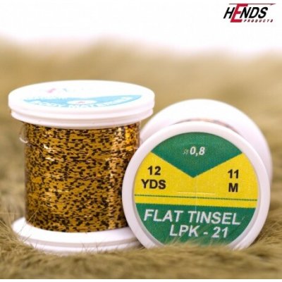 Hends HE FLAT TINSEL - ZLATÁ GRIZZLY – Hledejceny.cz