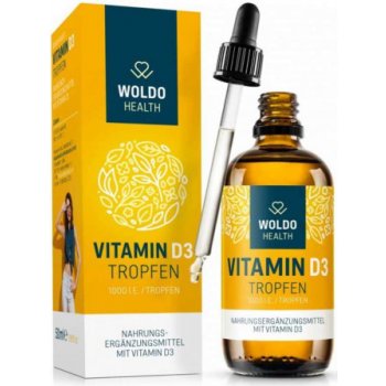 Carino Healthcare Vitamín D3 1000 IU kapky 50 ml 1750 kapek