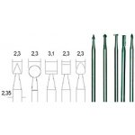 Proxxon Stopkové frézy sada 5ks 28710 – HobbyKompas.cz