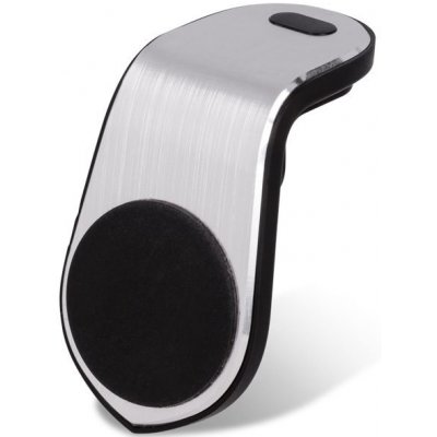 AppleMix Držák do auta MAXLIFE MXCH-13 - magnetický - s klipem - černý / stříbrný – Zboží Mobilmania