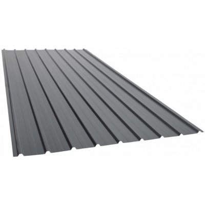 Covernit Trapézový plech T12 1000 x 910 mm RAL 7024 grafit – Sleviste.cz