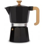 KitchenCraft La Cafetière, Moka konvička na espresso - Černá Objem: 6 šálků – Zboží Dáma