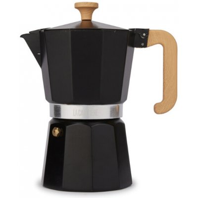 KitchenCraft La Cafetière, Moka konvička na espresso - Černá Objem: 6 šálků – Zboží Dáma