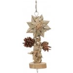 Flamingo Elin závěsná hnědá 10 x 6 x 23 cm – Zboží Mobilmania