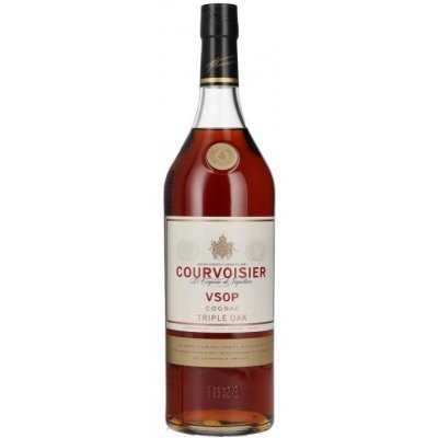 COURVOISIER VSOP TRIPPLE OAK 40% 1 l (hola láhev) – Sleviste.cz