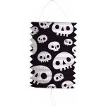 Papírový lampion s lebkami 16 x 22 cm – Zbozi.Blesk.cz