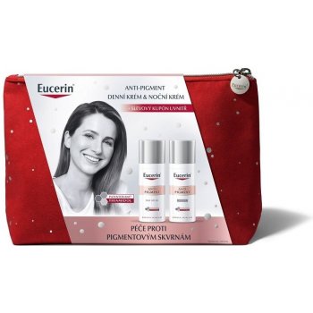 Eucerin Vánoční kazeta AntiPigment denní krém 50 ml + noční krém 50 ml dárková sada