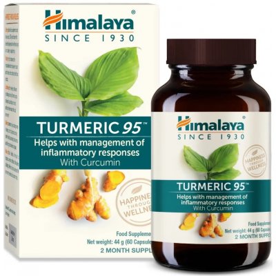 Himalaya Herbals Himalaya Turmeric 95 kurkumin extrakt 60 vegan kapslí – Hledejceny.cz