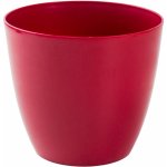 Plastkon květináč Ella lesklá 18 cm červený – Zbozi.Blesk.cz