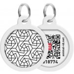 Waudog Identifikační známka QR Geometry 1 ks M – Zboží Mobilmania