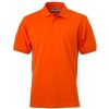 Pánské Tričko James & Nicholson pánská polokošile Classic Polo JN070 tmavá Oranžová