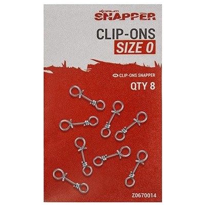 Korum Rychlospojka Snapper Clip-Ons vel.1 25 kg 55 lb 8 ks – Hledejceny.cz