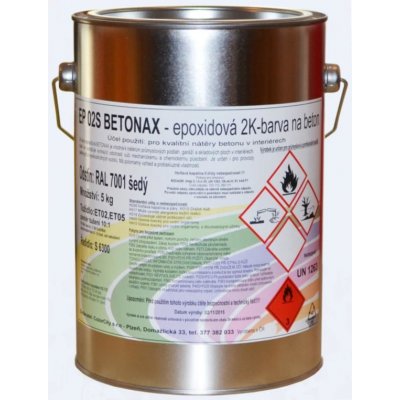 Betonax EP 02 dvousložková epoxidová barva na beton 5,5 kg šedá
