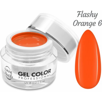 NANI UV/LED gel Professional Flashy Orange 5 ml – Zboží Dáma