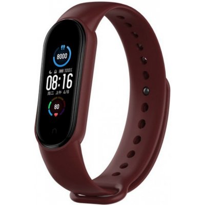 Techsuit Watchband W013 - Xiaomi Mi Band 5 / 5 NFC / 6 / 6 NFC / Amazfit Band 5 - Dark Red KF238574 – Zbozi.Blesk.cz