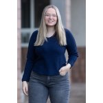 Italy fashion Dámský svetr COCOA Šalvějová, – Zboží Mobilmania