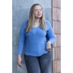 Italy fashion Dámský svetr COCOA Šalvějová, – Zboží Mobilmania